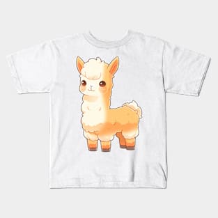 Cute Llama Animal Kids T-Shirt